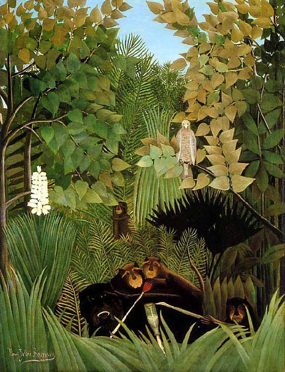 Henri Rousseau The Merry Jesters Spain oil painting art
